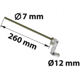 Sortie de caisson à 45°