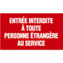 Panneau interdiction