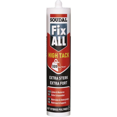 Mastic colle polymère Fix All High Tack