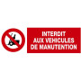 Panneau interdiction