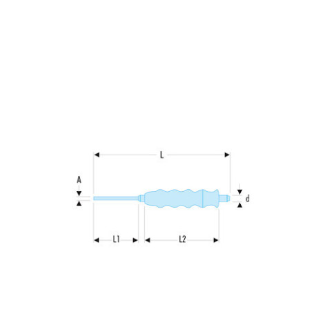 247.G2   CHASSE-CLOU GAINE - DIAM.2MM