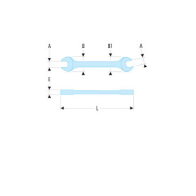 44.4X5   CLE A FOURCHE 4 X 5 MM