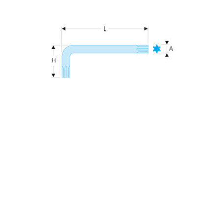 83H.1.5   83H.1,5 CLE MALE LONGUE 1,5MM