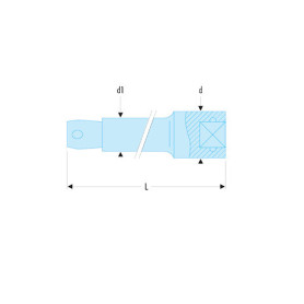 R.209   RALLONGE 1/4' LONGUEUR 55MM