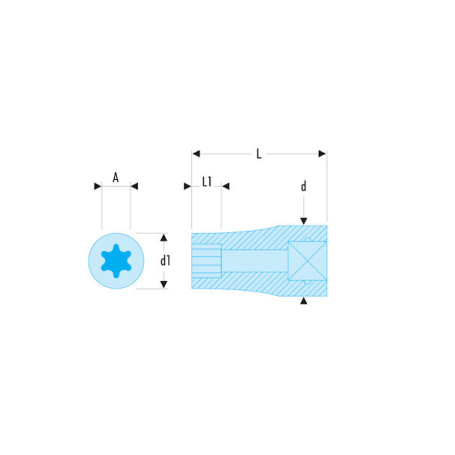 RTX.5   DOUILLE 1/4' TX N  E5