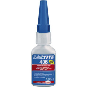 Colle instantanée Loctite® 406 - Plastiques et éla